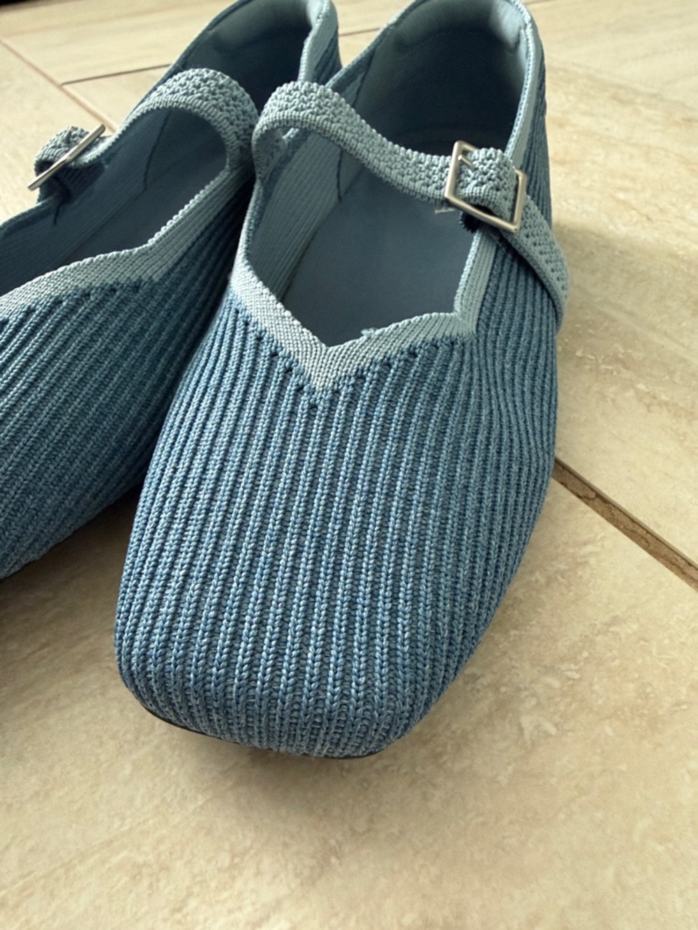 VIVAIA Margot Square Toe Mary Jane Ribbed Knit - Picture 6 of 15